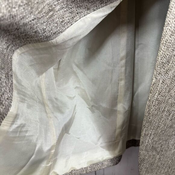 Vintage Christian Dior Womens Tan Brown Neutral Longline Classic Blazer Jacket - Picture 11 of 16